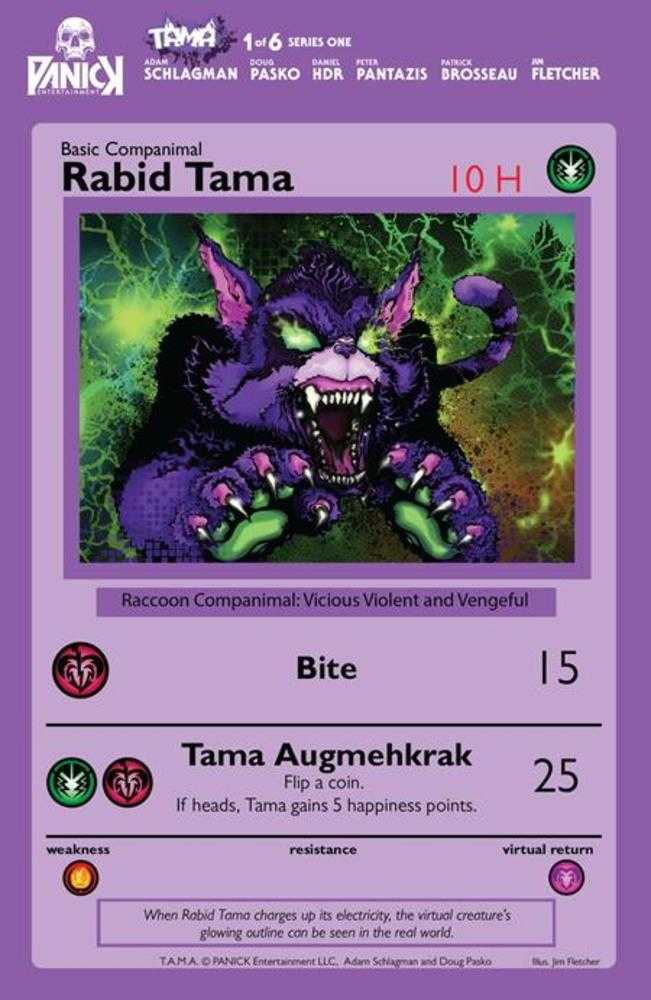 Tama #1 (Of 6) 2nd Print Cover B Jim Fletcher Vicious Violent And Vengeful Tama Variant
