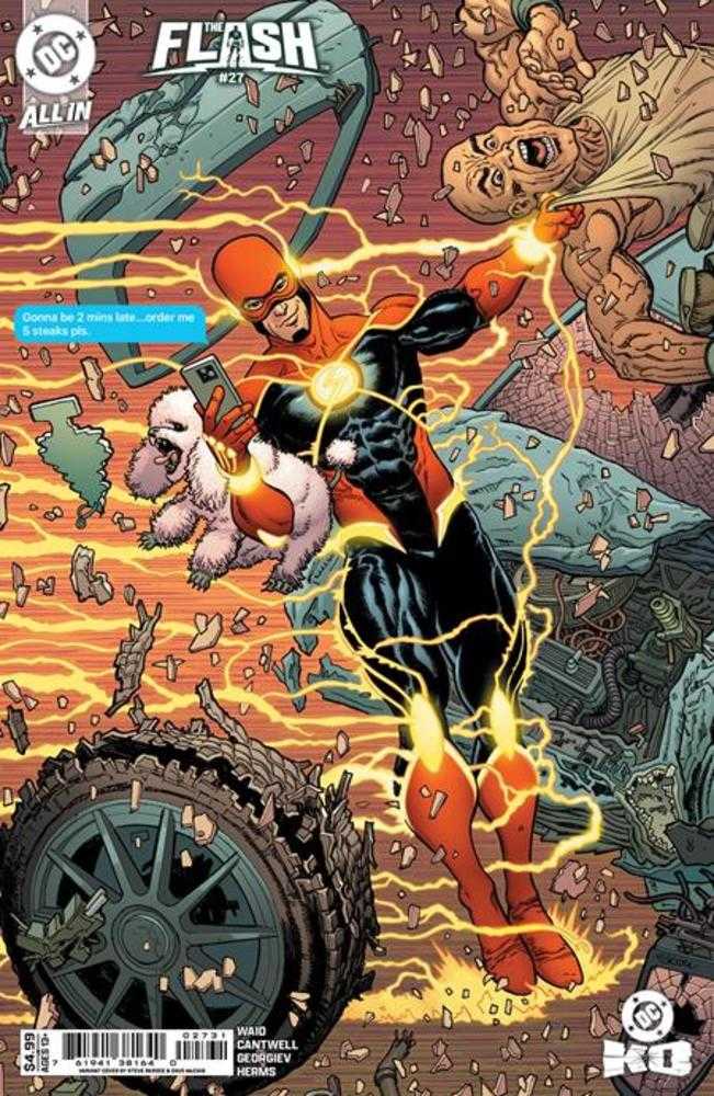 Flash #27 Cover C Steve Skroce Card Stock Variant (DC K.O.)