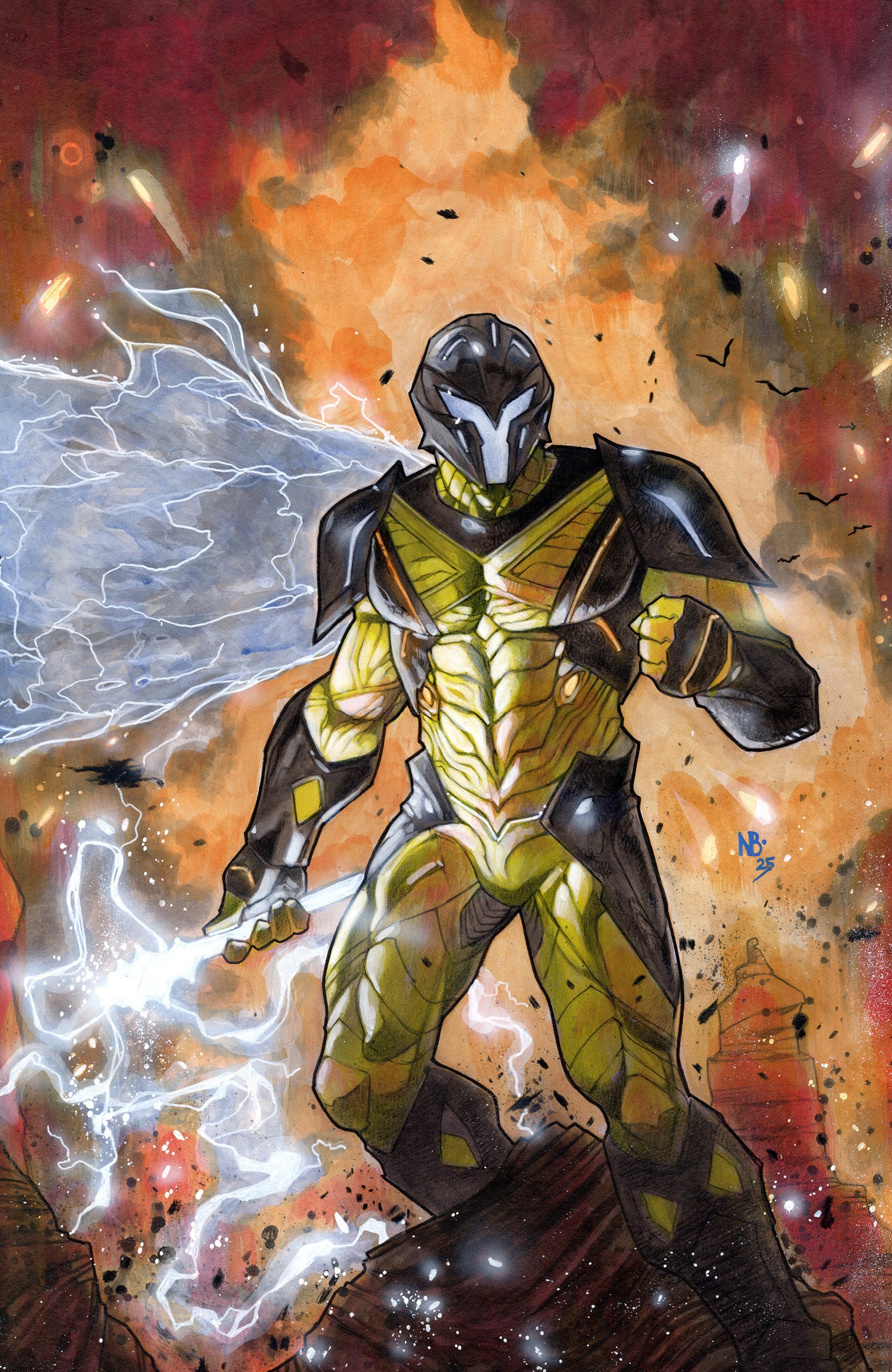 Valiant Beyond: The X O Manowar #3 Variant D (Birr Full Art)
