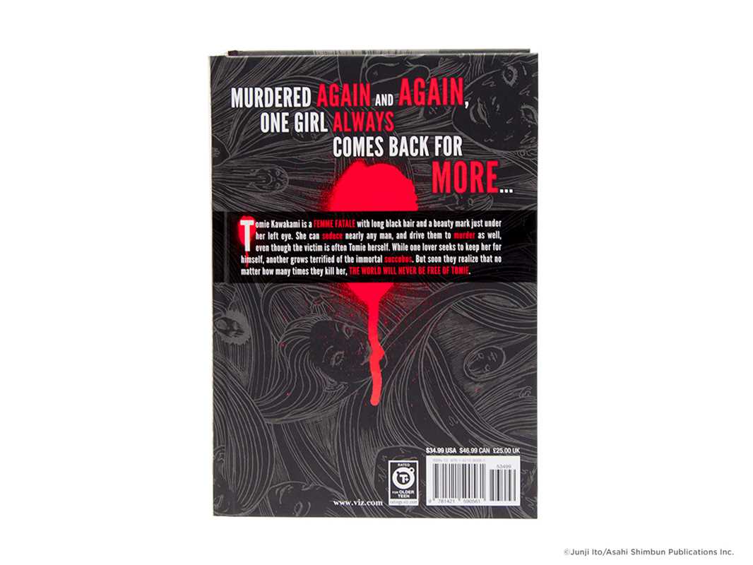 Tomie: Complete Deluxe Edition by Junji Ito: Hardcover; 752 pages / English