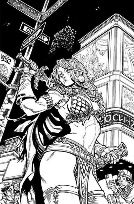 Sonja Reborn #1 Cover Q 1:15 Inc Chad Hardin Line Art Full Art Variant