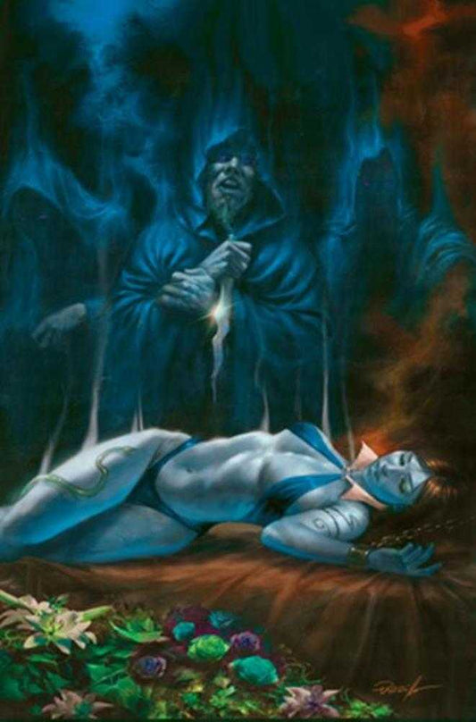 Vampirella (2025) #4 Cover Q 1 in 10 Lucio Parrillo Virgin Ultraviolet Foc Bonus Variant