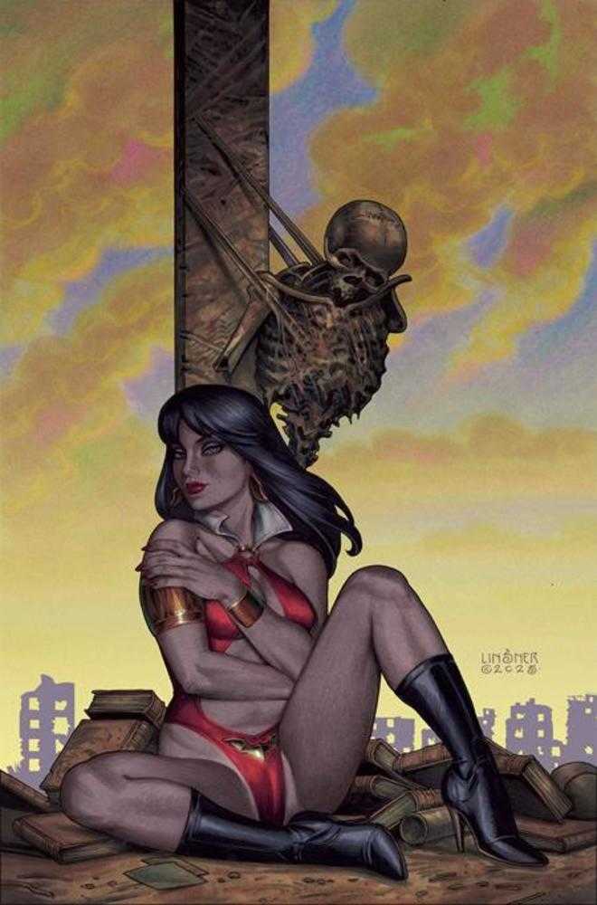 Vampirella Armageddon #6 Cover G 1 in 10 Joseph Michael Linsner Full Art Variant
