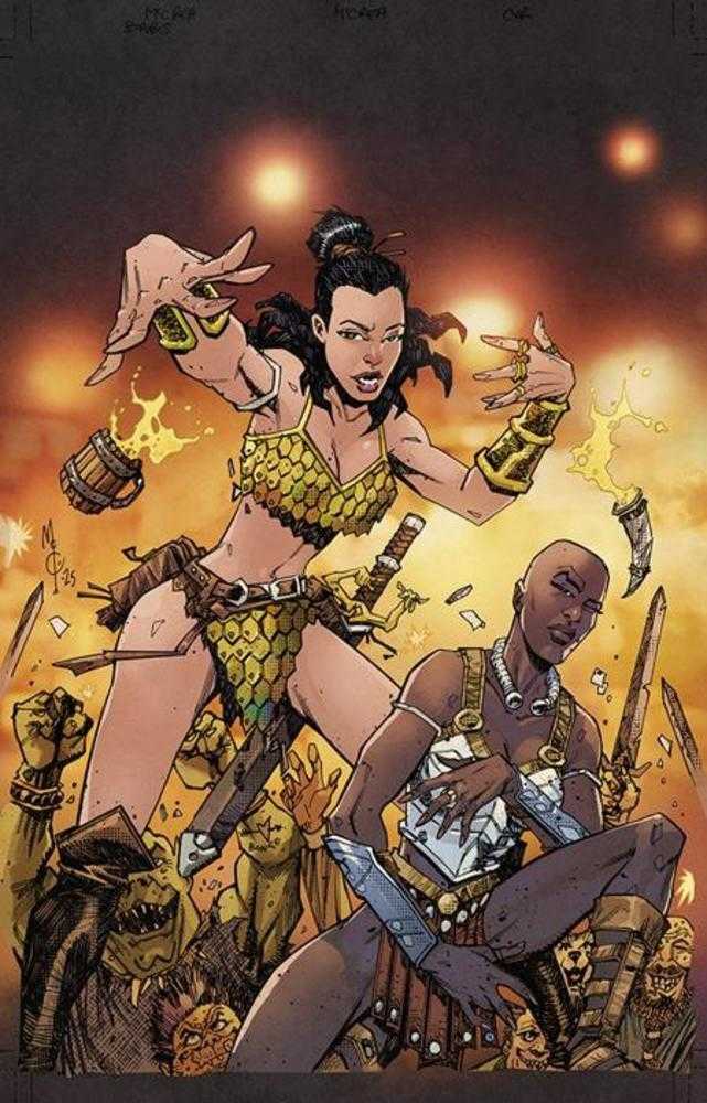 Babs The Black Road South #1 (Of 6) Cover B 3 Copy John Mccrea Unlock Variant (Mature)