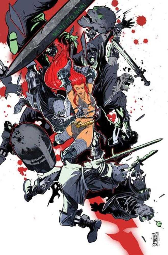 Dienamite Blood Red #5 Cover F 1 in 10 Emanuele Ercolani Full Art Variant