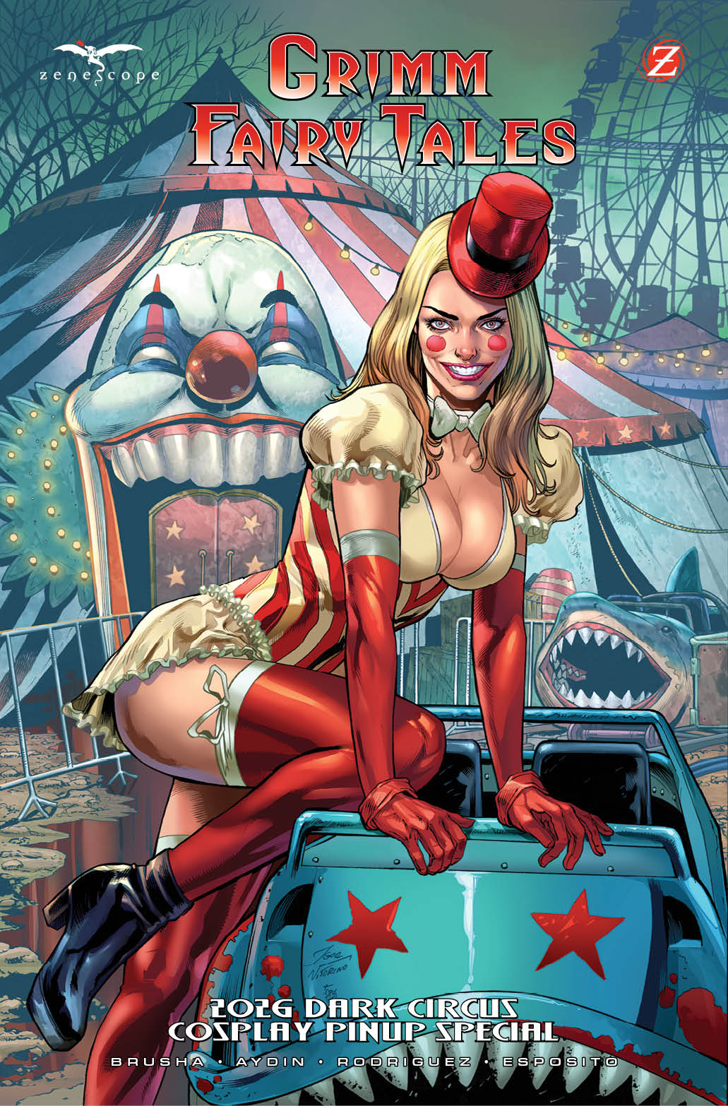 Grimm Fairy Tales 2026 Dark Circus Cosplay Pinup Special, Cover A - Igor Vitorino