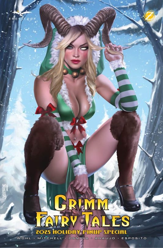 Grimm Fairy Tales 2025 Holiday Pinup Edition, Cover C - Josh Burns