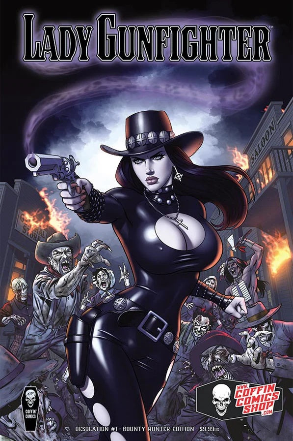 Lady Gunfighter Desolation #1 Cover B - Merhoff, Comic Shop Bounty Hunter Edition