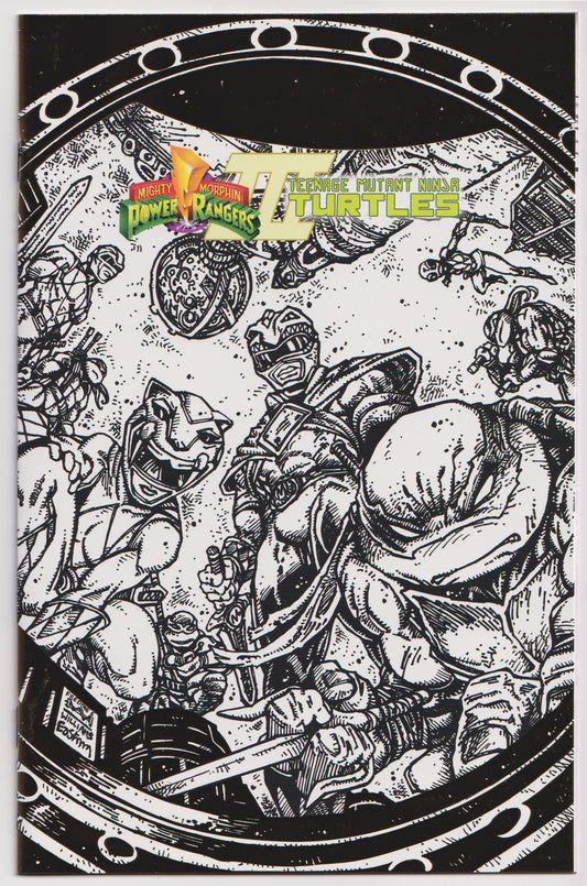 Power Rangers / Teenage Mutant Ninja Turtles III #1 Foil Ashcan