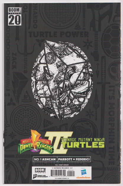 Power Rangers / Teenage Mutant Ninja Turtles III #1 Foil Ashcan